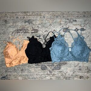 Bralettes set of 3